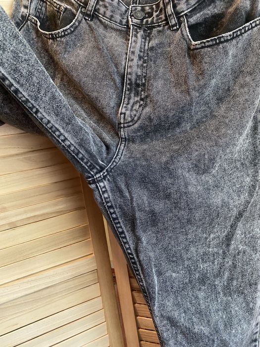 Blugi gri mom jeans 44 Sinsay