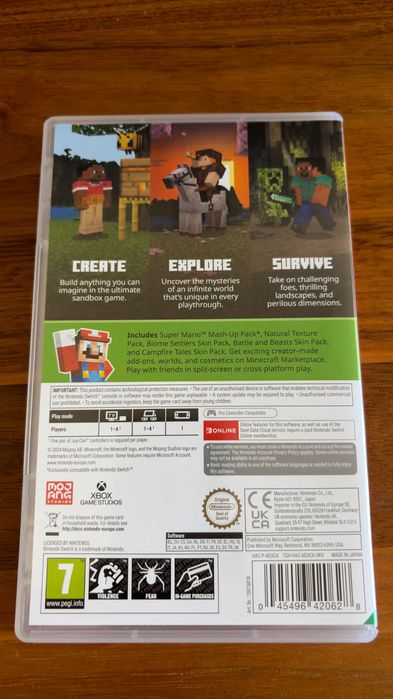 Joc Minecraft Nintendo Switch