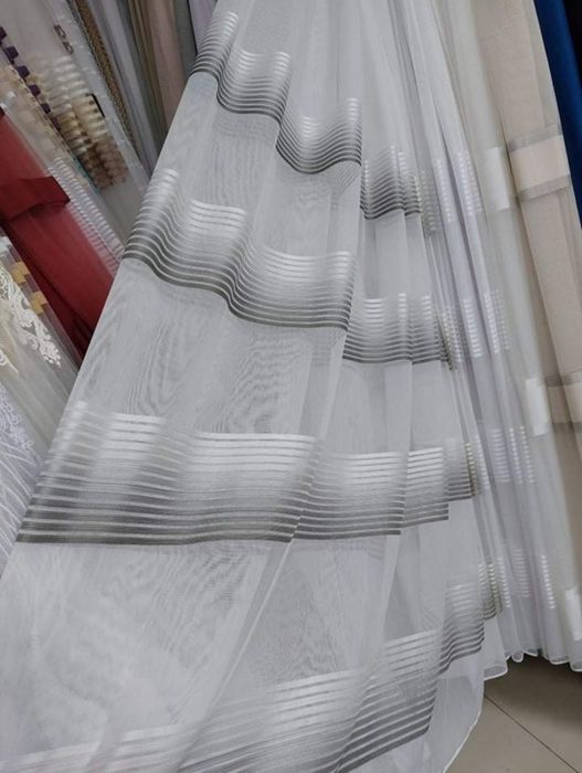 Тънки пердета тип лен