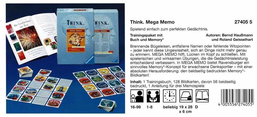 Joc memeorie Think - Mega Memo