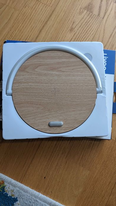 Incarcator wireless cu lumina de noptiera tactila