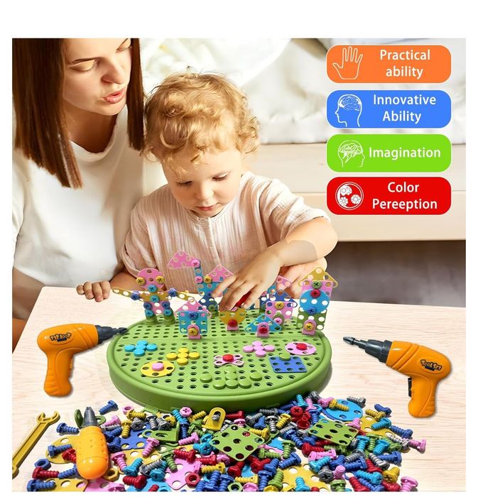 3D детски конструктор 206 части