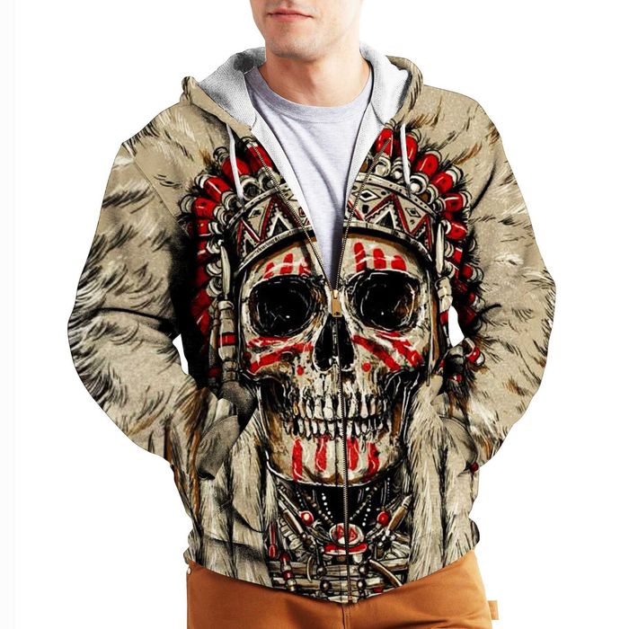 Толстовка-Худи утепленная с принтом Оверсайз Унисекс из микрофибры