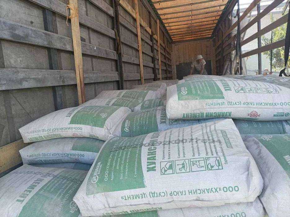 Sement cement Huaxin Цемент Dostavka tekin Shaxar boylab