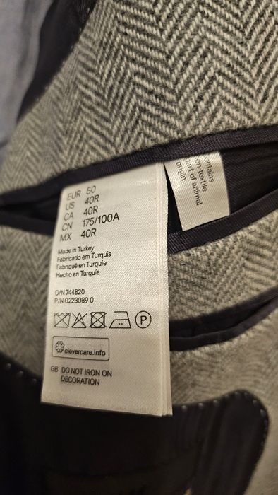 Sacou din stofa, pentru barbati, colectia H&M Premium, marimea 50
