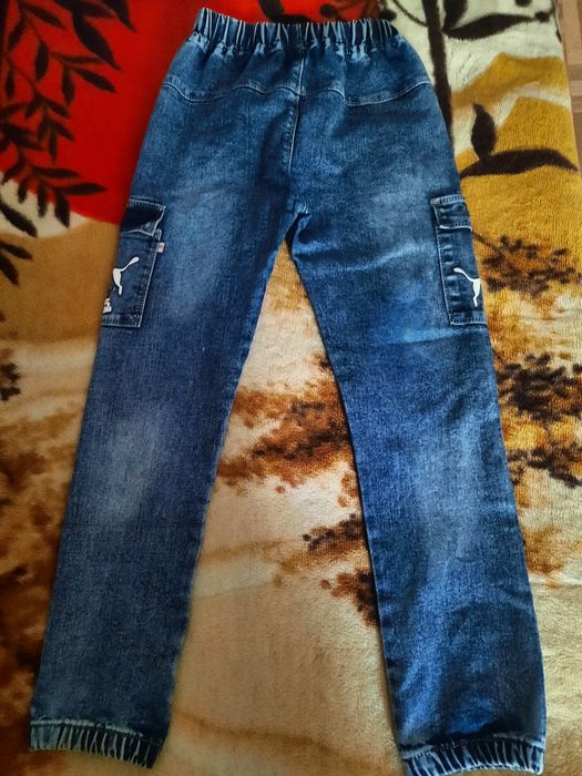 Джинсовые джогеры на мальчика.