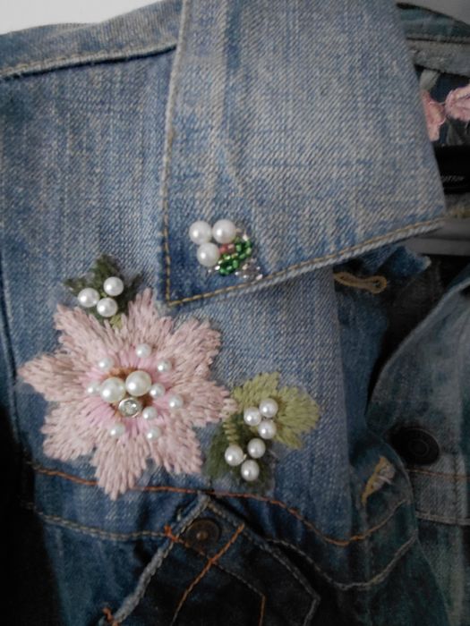 Дънково яке " Crazy word"  р- р "S"