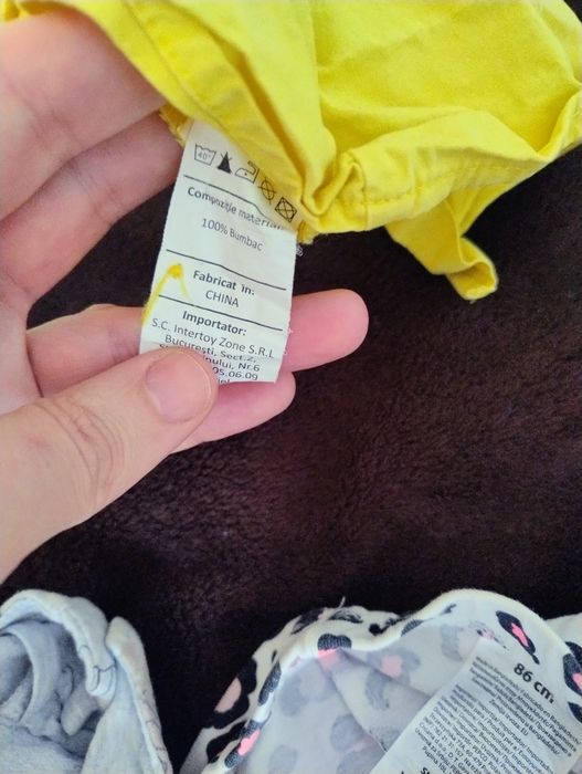 Lot hăinuțe pentru fetiță bebeluș 1-2 ani