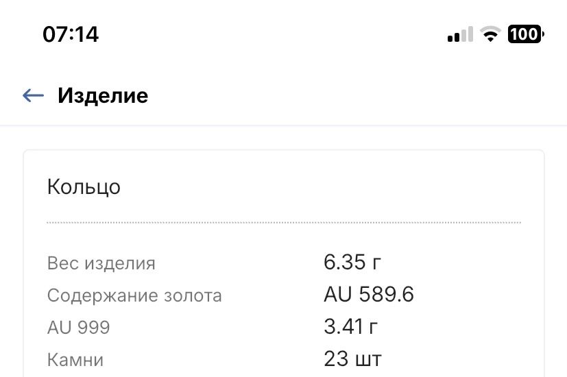 Продам золотое кольцо