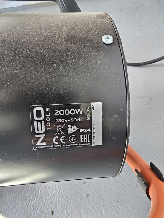 Aerotermă electrică 2000W