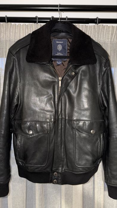 Яке от естествена кожа Gant