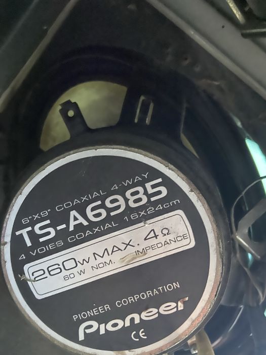 Pioneer динамики 4шт(овал)