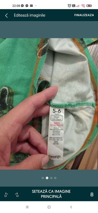 Pijamale marimea 5-6 Ani M&S, Mothercare and George