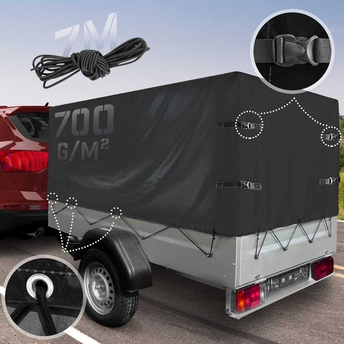 Брезент за ремарке Jago® High 207 x 114 x 110 cm, 700 g/m²