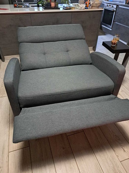 Дизайнерски  релакс фотьойл Christopher Knight Home Recliner, плат/въг