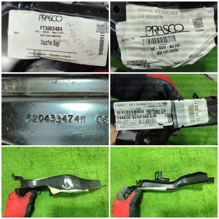 SUPORT FIXARE ARIPA STANGA (2 BUC.) FIAT SEDICI / SUZUKI SX4 / RENAULT SCENIC 4 / RENAULT GRAND SCENIC 4 (5G2)