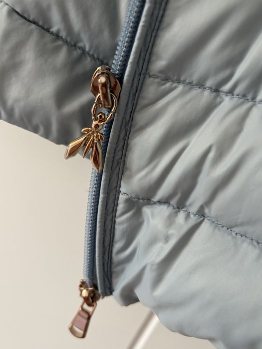 Patrizia Pepe бледо синьо яке XS с гъши пух