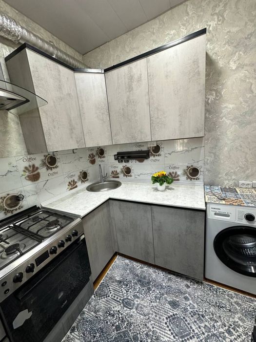 Чиланзар 13. Евро 3 х комнатная.  С обстановкой