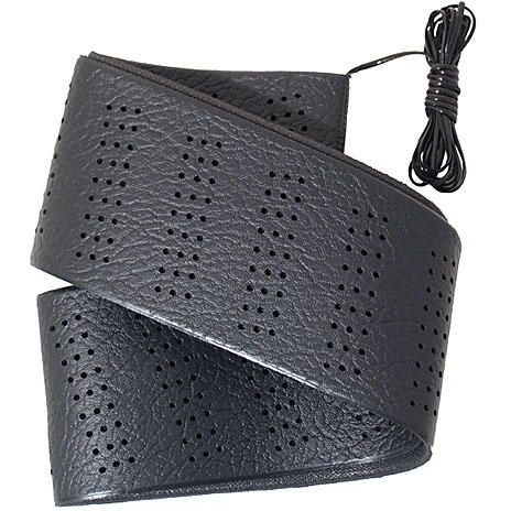 Калъф за волан с връзка, изкуствена кожа XL"-42см.