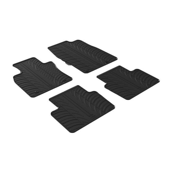 Set covorase auto din cauciuc Mazda 3 02.2019- Hatchback (Automat/ Manual), Negru, Gledring, 3 buc