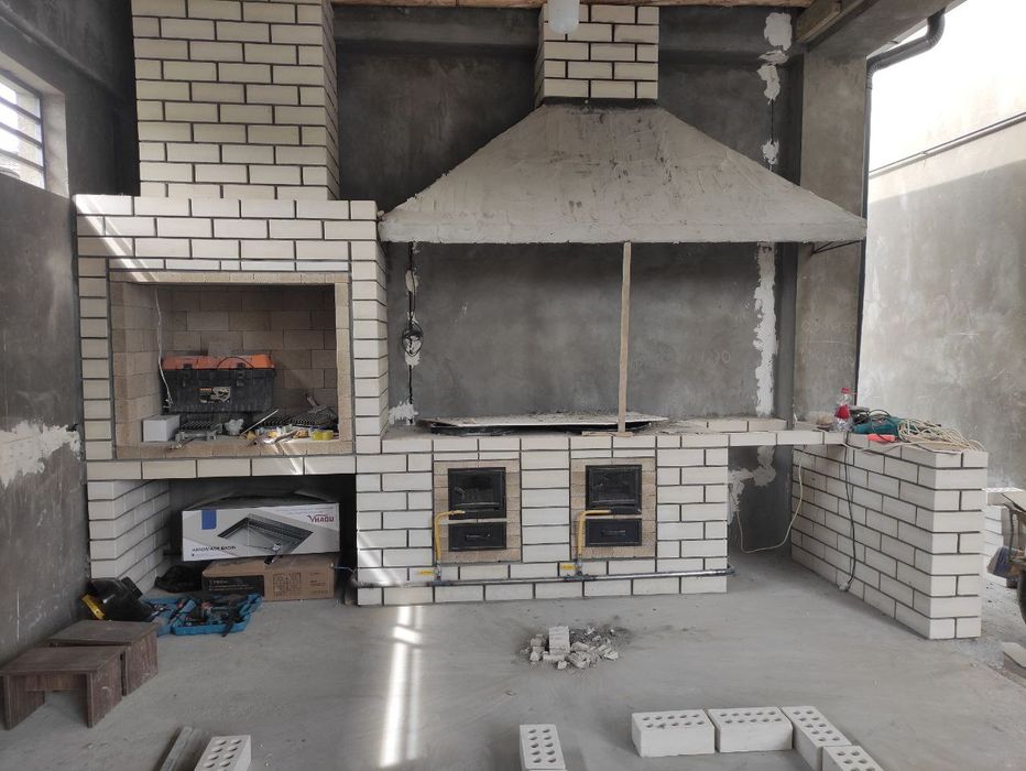 Барбекю   камины