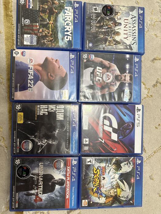 Плейстейшн диски состояние отличное