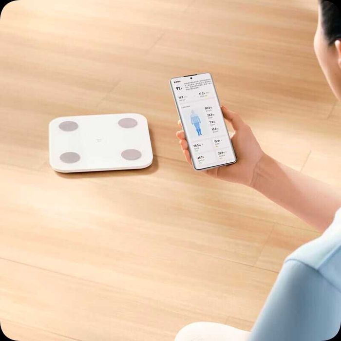 СУПЕР ЦЕНА! Умные весы Xiaomi Mi Body Fat Smart Scale S400 (белый)