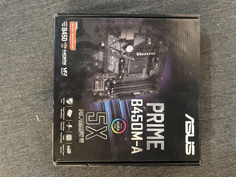 Kit PC Ryzen 5 2400G + ASUS B450M-A + 8GB DDR4 – testat, funcțional