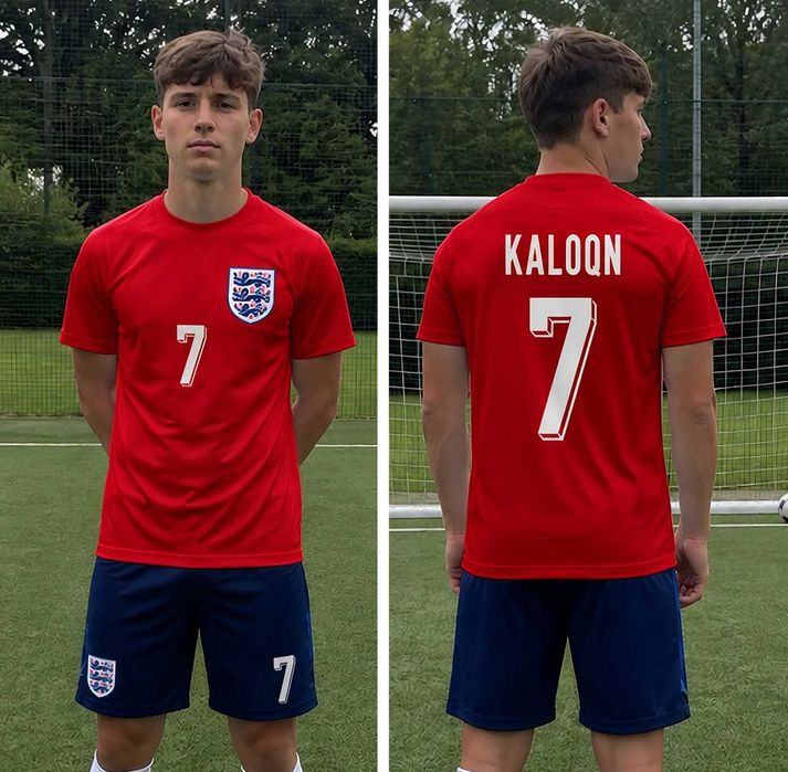 СВЕТОВНО 2026! Футболни екипи АНГЛИЯ / ENGLAND с ИМЕ и НОМЕР! Поръчай на ОТБОР по ИЗБОР!