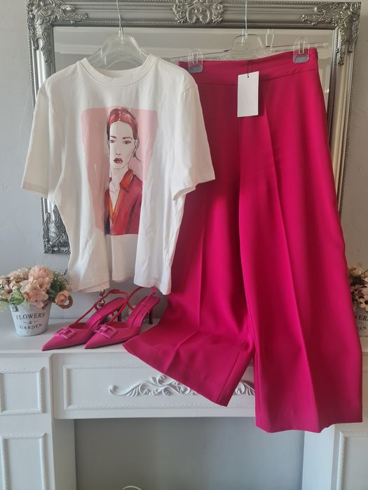 Сет, Zara, НОВО! Панталон,тениска н,