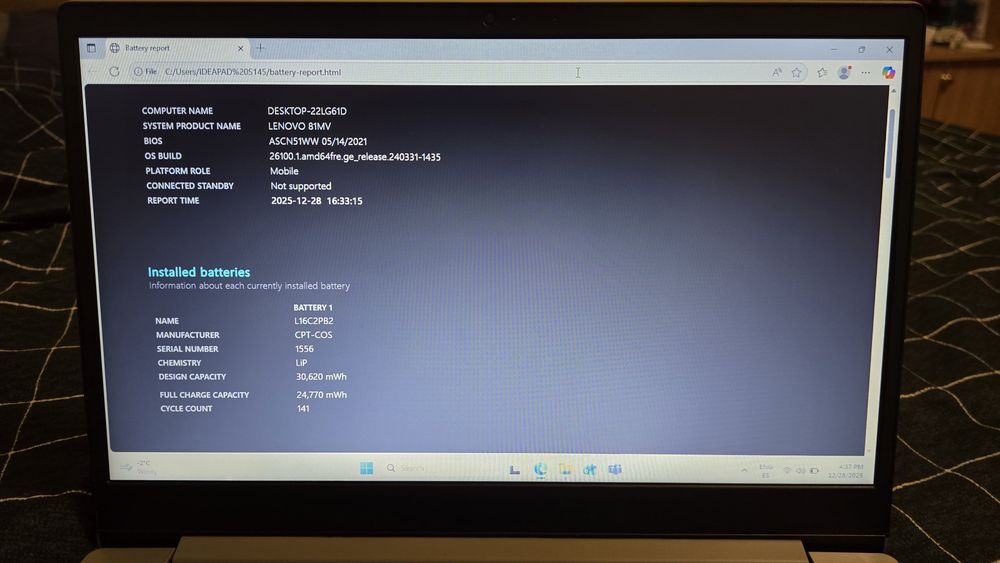 Lenovo IdeaPad S145 cu tastatura Spaniola