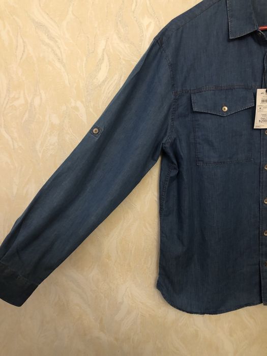 Рубашка джинсовая размер M (50)