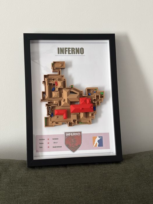 Tablou csgo printat 3d