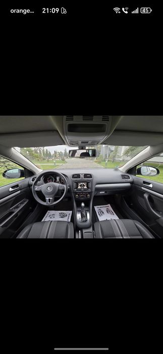 Vw golf 6 an 2013 mot 1,4 benzină, automat