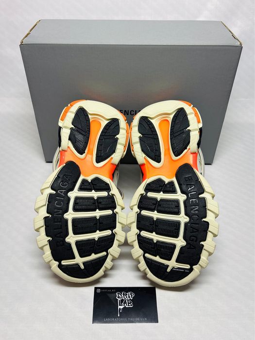 Balenciaga track alb portocaliu