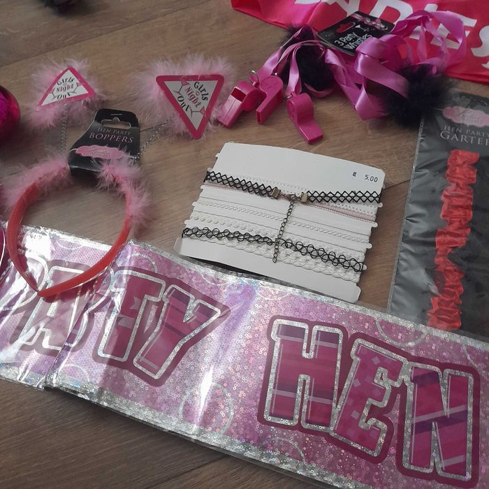 Украса за моминско парти 25лв за всичко