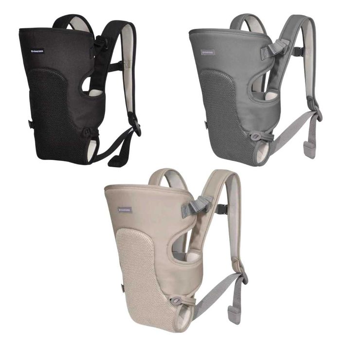 Рюкзак-переноска KikkaBoo Myra Mesh, 3 позиции, (Beige/Grey/Black)