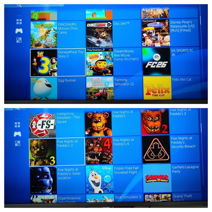 PlayStation 4/PS4 Slim 112 Jocuri FC26/Minecraft/GTA (Orice Joc Gratis)