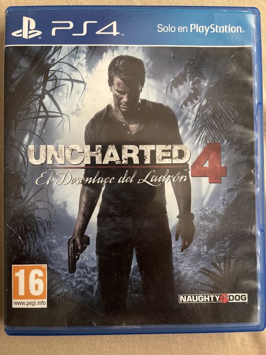 Игра за PS4 uncharted 4 без почти никакви драскотини