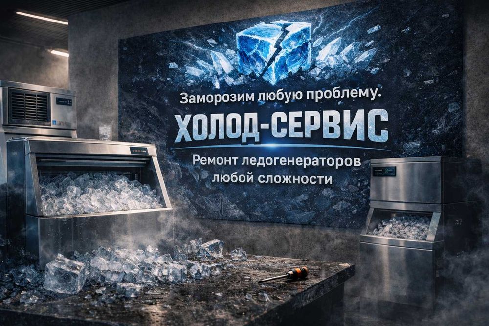 Ремонт ледогенераторов Brema, Hoshizaki, Scotsman, Apach