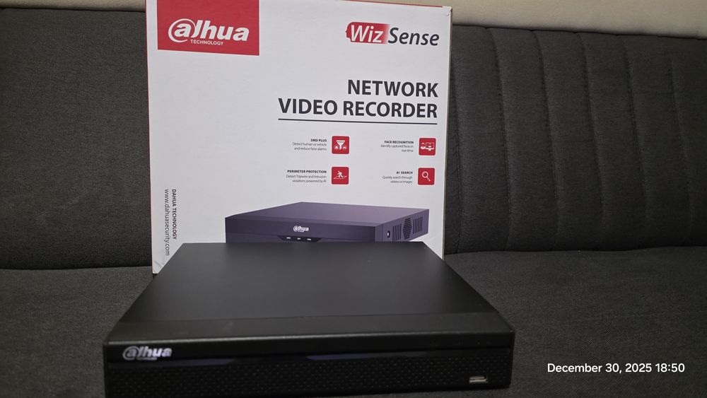 NVR DAHUA 2104HS- S2 4 canale 4K Hevc 265+HDD 500 GB