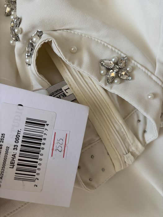 Новое платье длинное вечернее, айвори