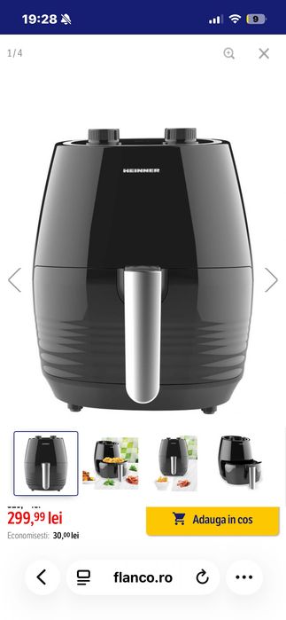 Friteuza cu aer cald