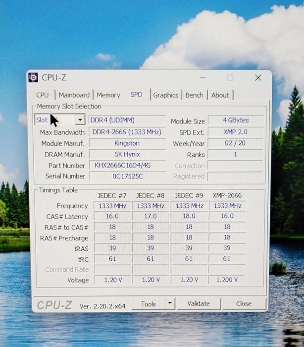 Kit Memorie 8 GB DD4 Kingston Fury 2666Mhz