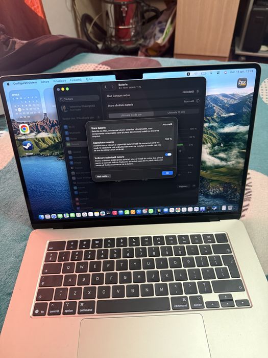 MacBook Air 512 GB de stocare M4 15 inchi GARANTIE VALABILA