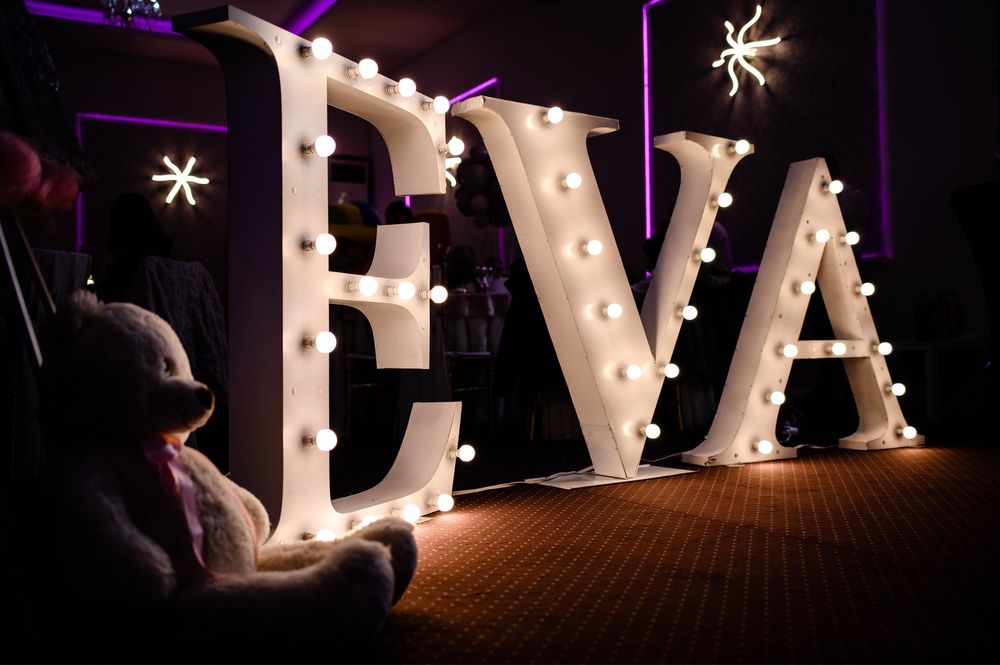 Litere volumetrice - photo corner - nunta - botez