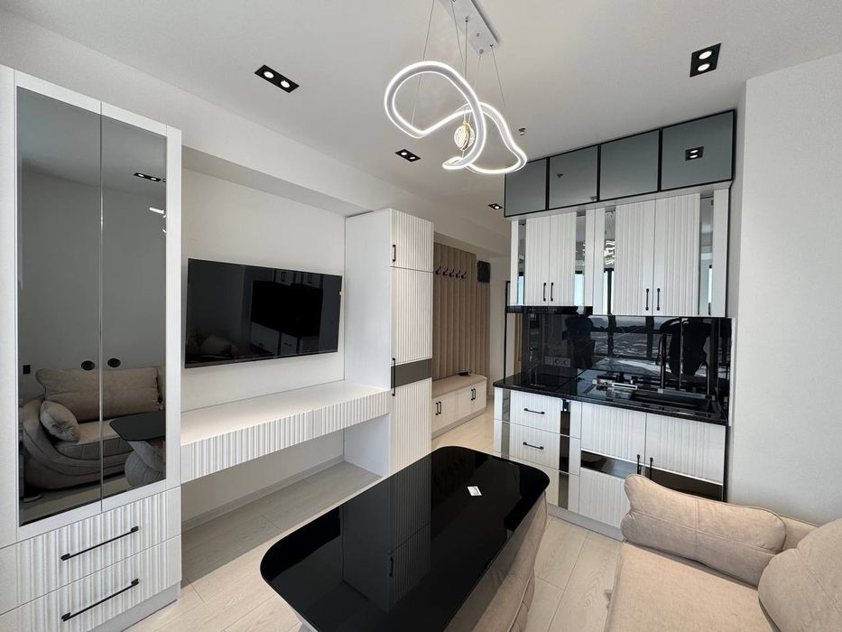 Шота Руставели.  ЖК Modera Towers.  С ремонтом.  Мебель+Техника