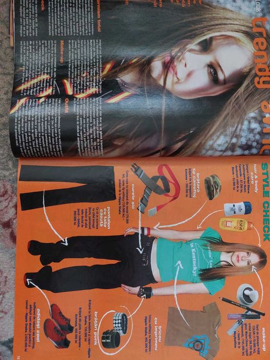Revista Cool Girl Romania retro cu Dea TNT pe coperta 18 / 2003