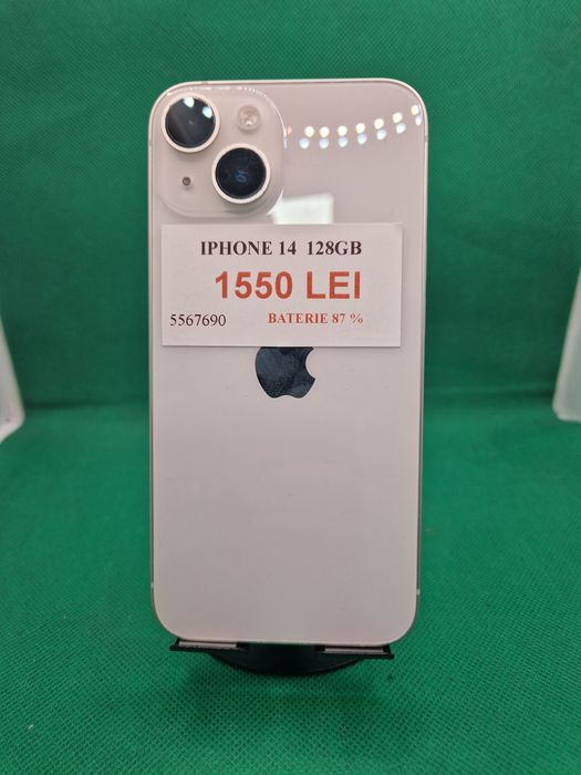 Iphone 14 128GB baterie 87% Lazar Amanet Crângași 55676