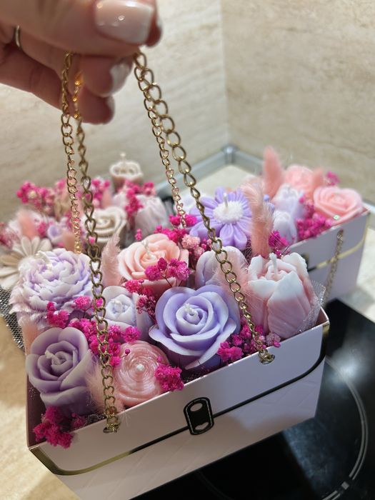 Букет в чантичка